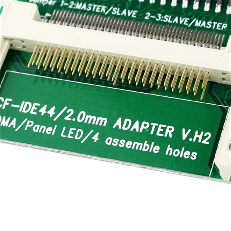 Compact Flash Cf-kaart Naar Ide 44Pin 2Mm Mannelijke 2.5 Inch Hdd Bootable Adapter Converter