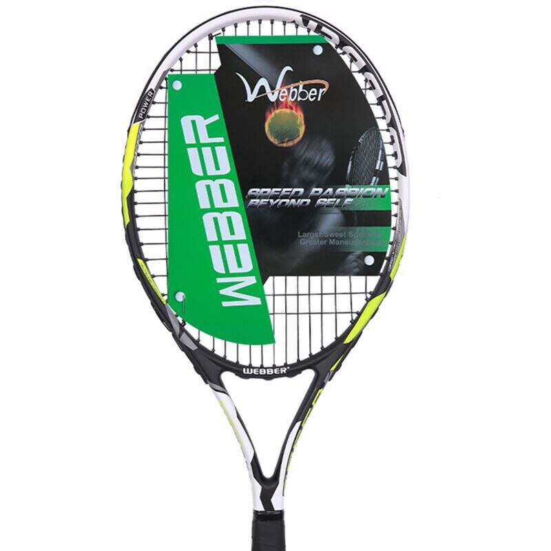 Carbon Tennisracket Enkele Dubbele Beginner Sport Training Tennisracket Raquetas De Tenis Profesionales Weerstand Racket