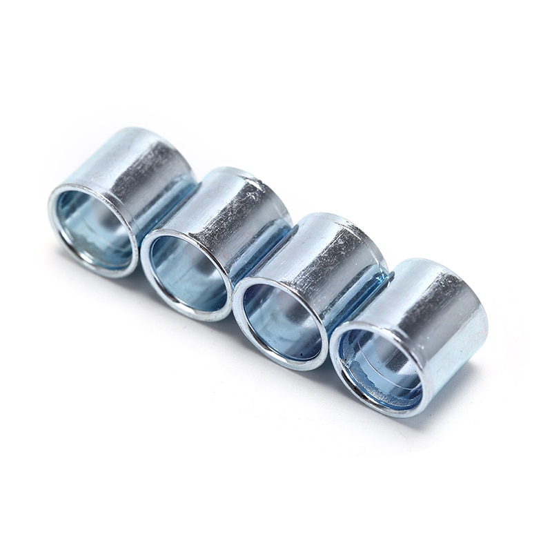 4Pieces Axis Sleeve Speed Kit Bearing Spacer Inline Skate Axle Bushin 8.1mm Inner Diameter Sliver