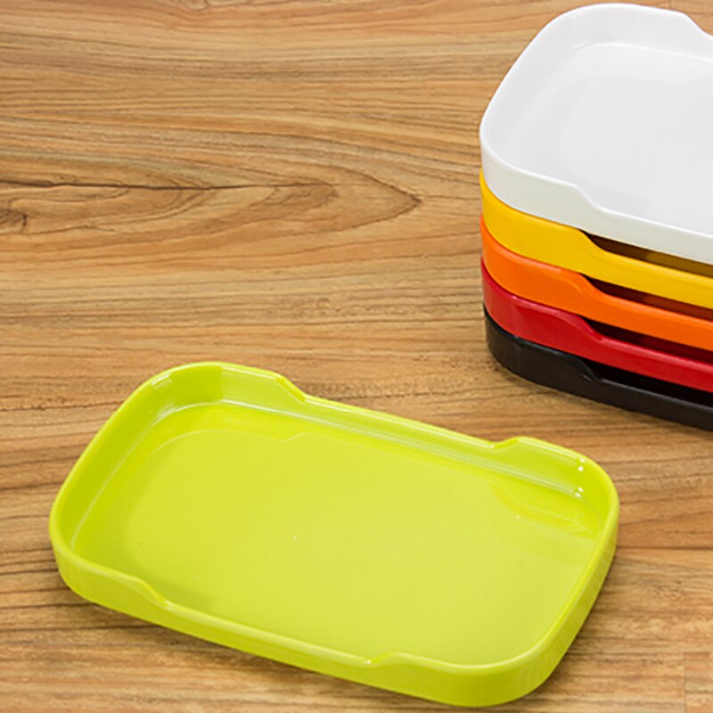 Rectangle Plates Colorful Trays Food Containers Korean Restaurant Roast Vegetable Cafe Kitchen Utensils Christmas Tableware 6pcs