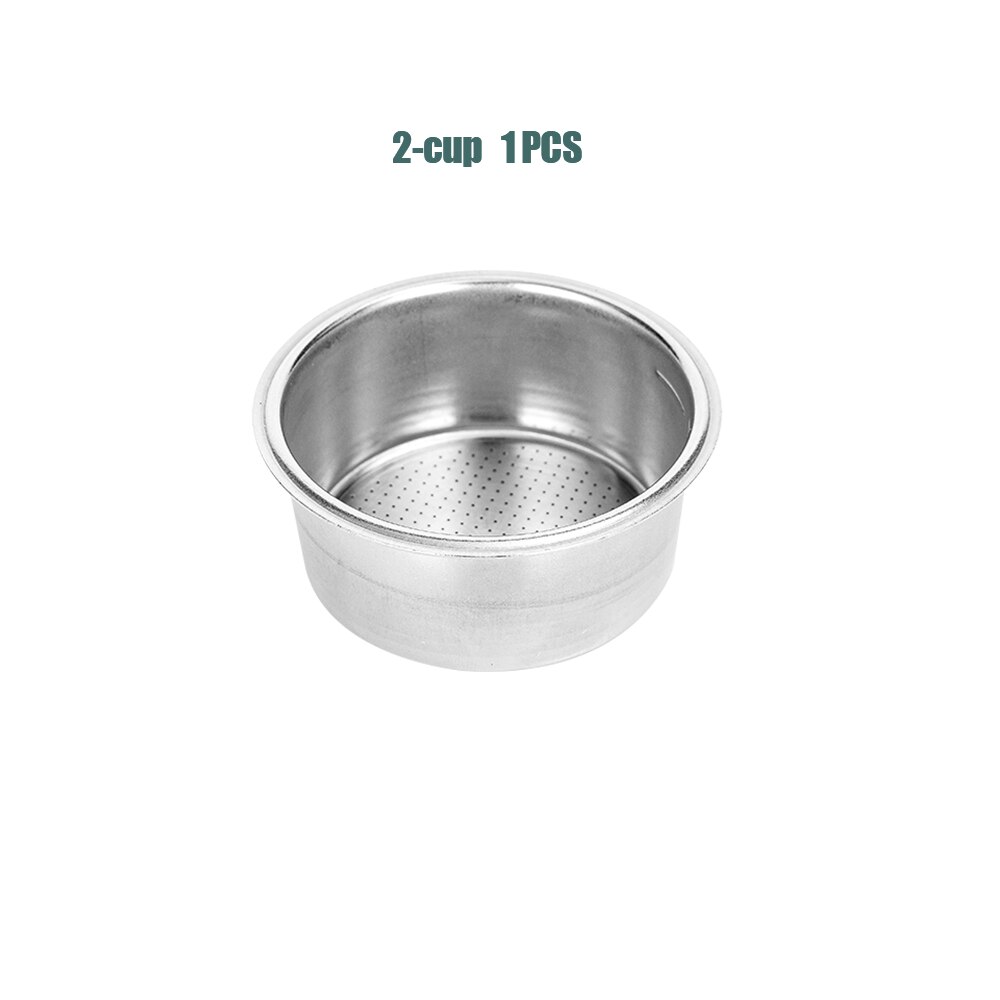Paineeton suodatinkuppi brevillelle delonghi krups portafilter suodatinkori 51mm 2/4 kuppia espresso kahvikulho: 1 kpl 2 kuppia