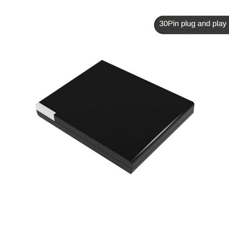 30Pin Draadloze Bluetooth 2.0 Receiver Audio Adapter Voor Ipod Voor Iphone 30 Pin Dock Docking Station Speaker Adapter: Black