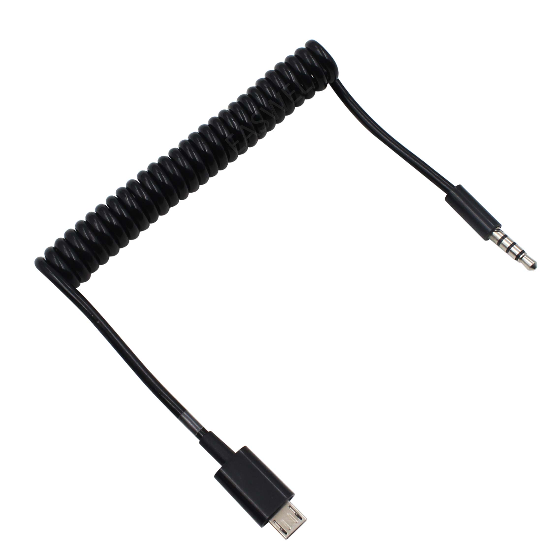 USB Micro naar Stereo 3.5mm Male Jack Auto AUX Kabel Voor Samsung Android Huawei