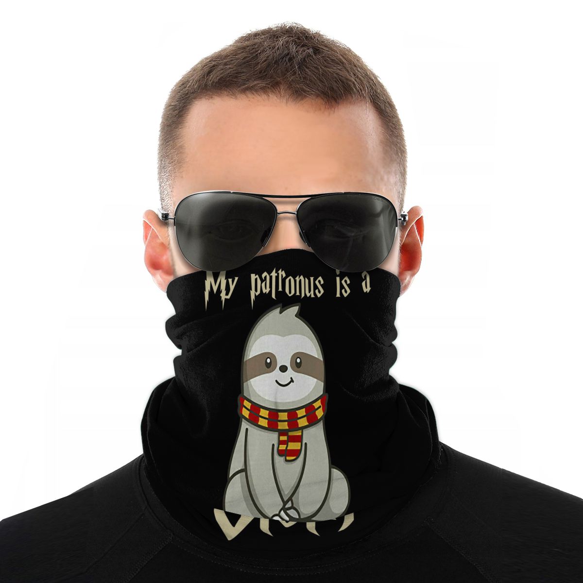 My Patronus Is A Sloth Patronus Animal Arboreal Top Cheap Child Science Novelty Scarves Bandana: Default Title