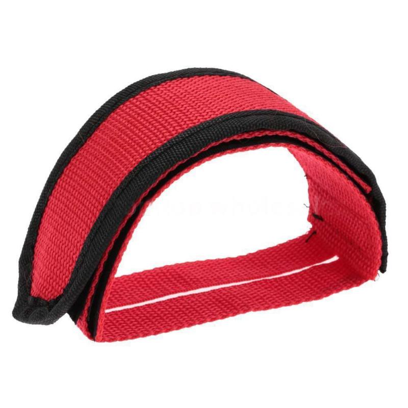 1Pcs Fiets Beam Voet Band Ultralight Bike Lijm Bandjes Pedaal Teen Clip Riem Riem Anti-Slip Pedaal Hond mond Set Bandjes