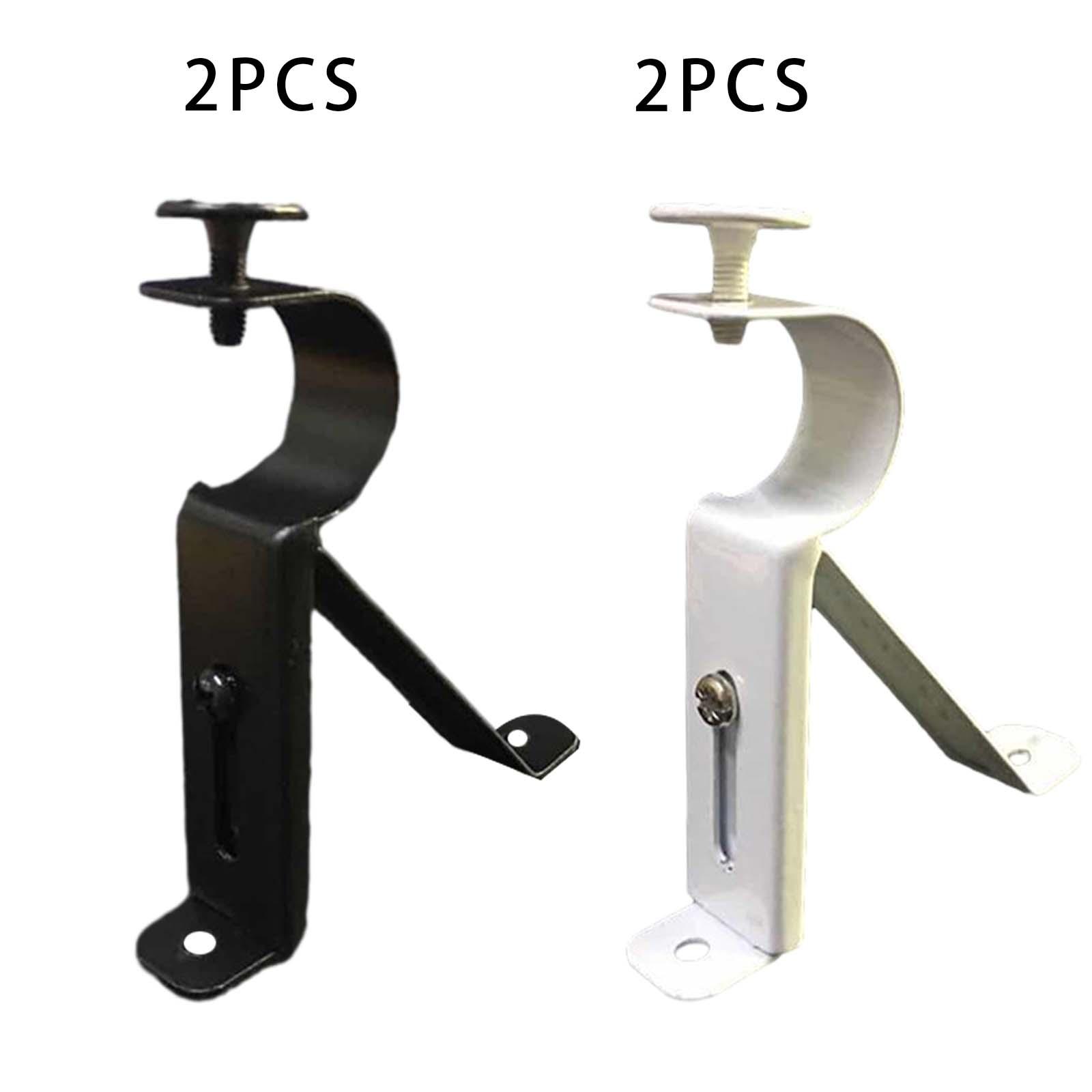 2 Stück Gardinen stangen halterungen Vorhang büGel Vorhang Halfter Hardware- Universal--Stütz gestell für 1 Zoll bis 1,1 Zoll Vorhangs tange