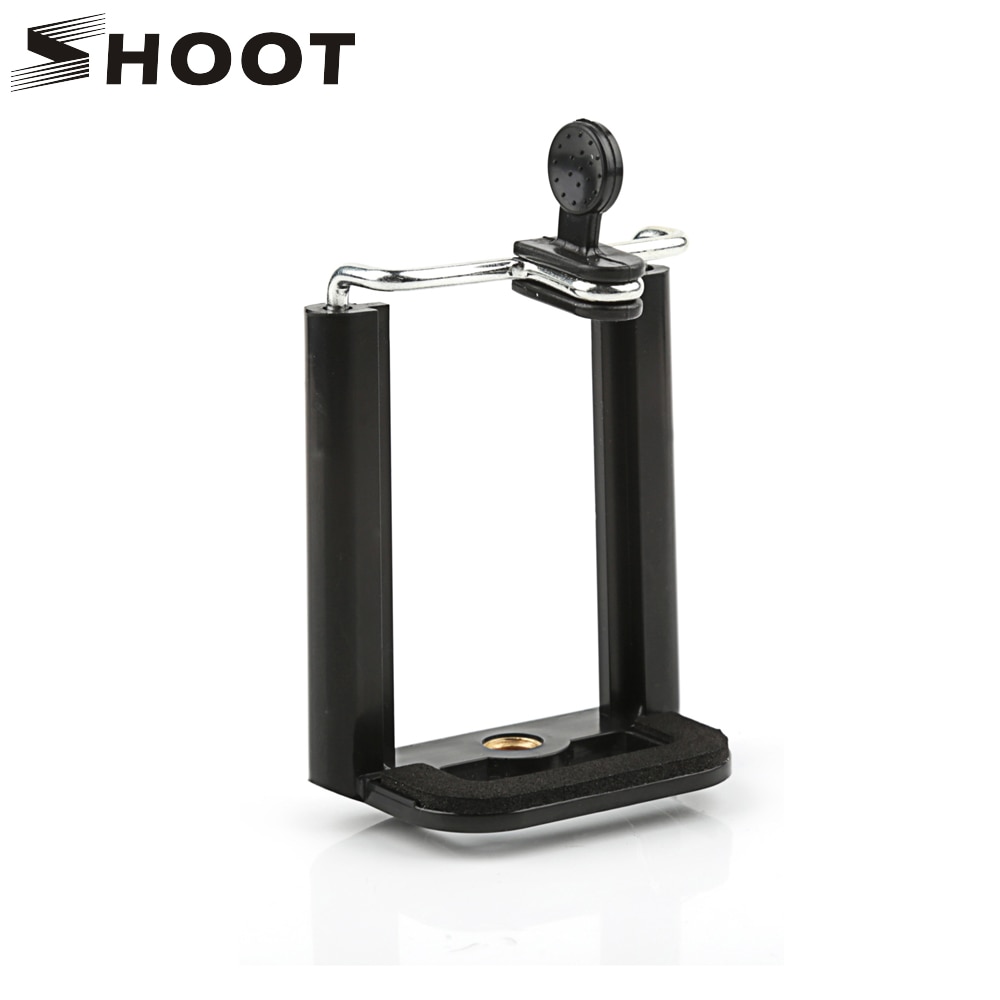 Schieten Selfie Stok Telefoon Clip Voor Iphone 6S 6 7S Xiaomi 5 Telefoon Monopod Statief Stand Mount Bracket houder Met 1/4 Schroefgat
