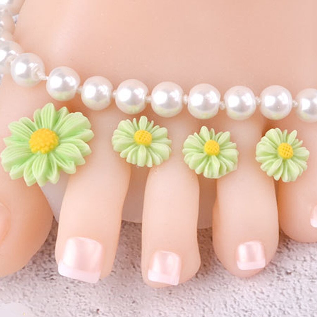 8 unids/set separadores de dedos de silicona Corazón de flor espaciadores de uñas dedos pies Gel UV salón de manicura pedicura herramienta