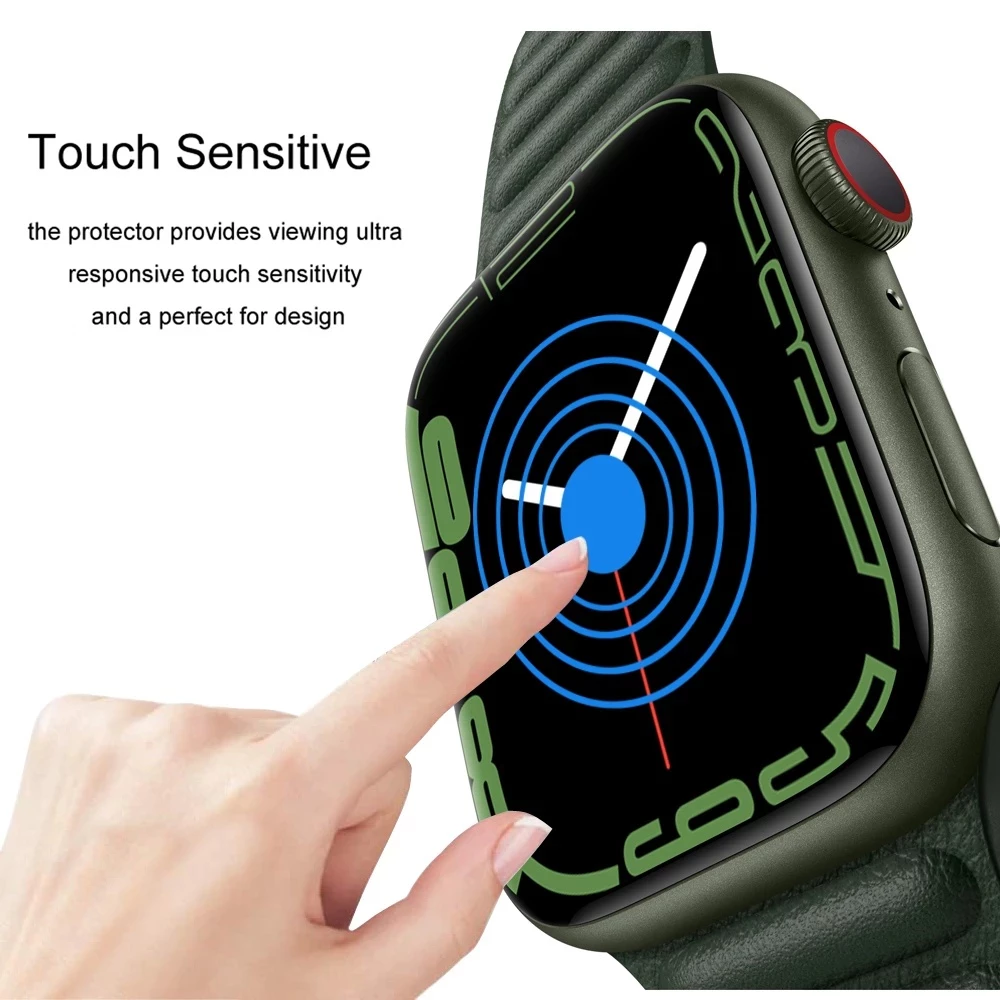 TPU Soft Film for Apple Watch series 7 Smart watch Screen Protector Film Not Tempered Glass For Apple Watch series 7 41MM 45MM