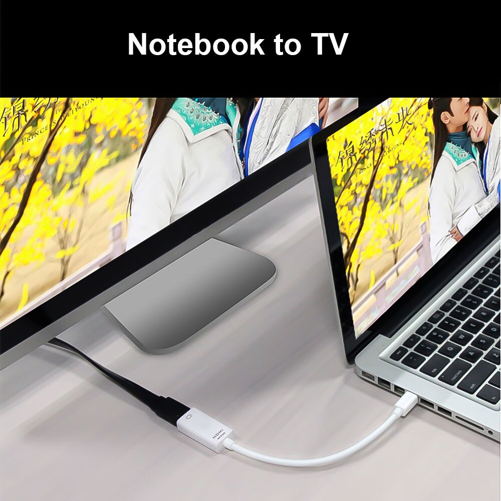 4K HD 1080 Mini Displayport zu HDMI Adapter Konverter Switcher Für Mac Macbook Pro 4K Mini Display Port DP zu HDMI Adapter