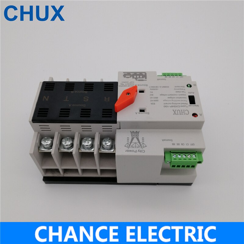 CXS4P-100 Mini ATS 4 p Automatische Overdracht Sch... – Vicedeal