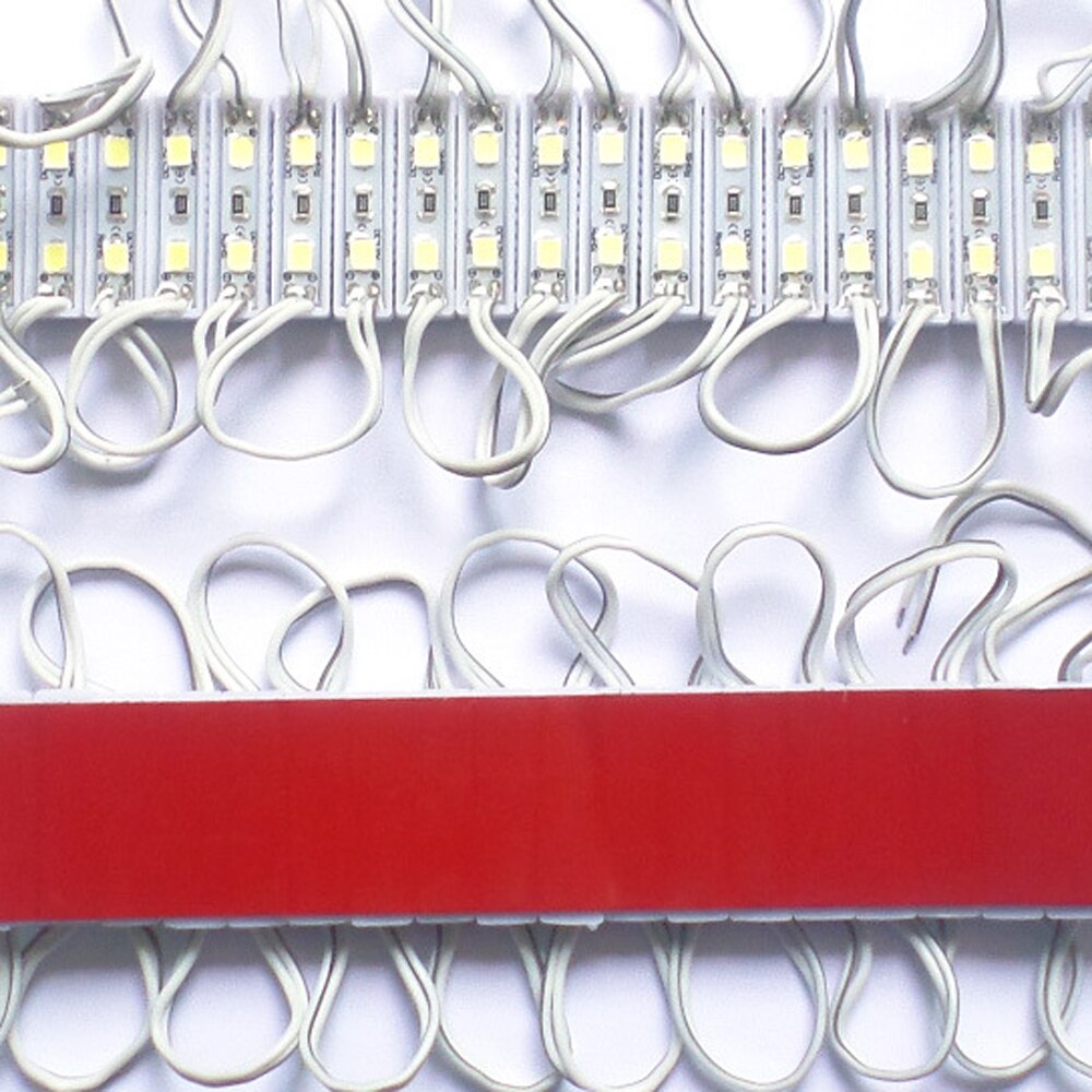 20pcs LED Modules 2835 SMD DC 12V 2 LEDs Backlight Waterdicht IP65 LED Teken Verlichting rood groen blauw geel wit