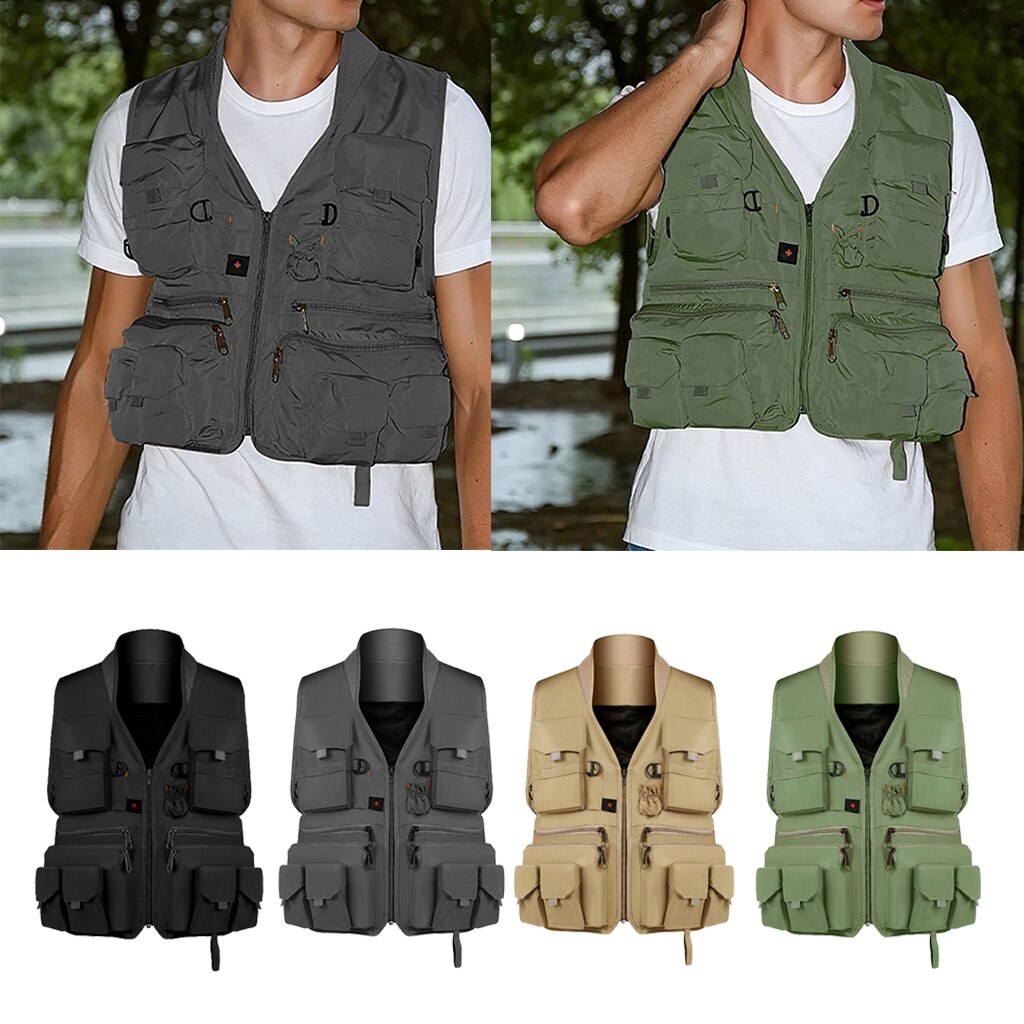 Vliegvissen Vest Borst Pack Voor Tackle Gear En Accessoires, Maat Verstelbaar Voor Mannen En Vrouwen