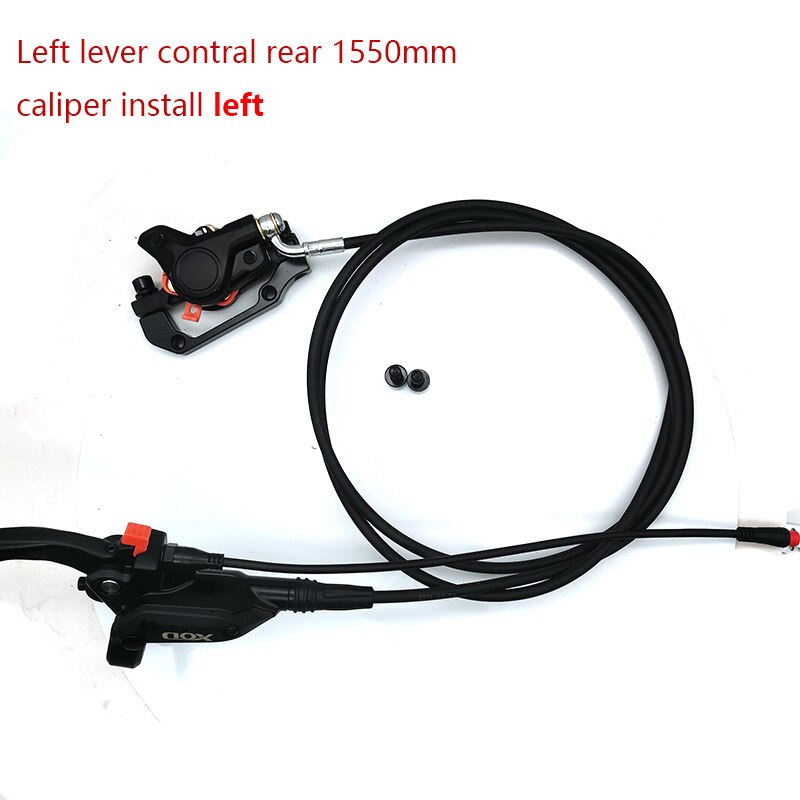 E-Bike Scooter Hydraulic Disc brake Set Electric bike Ebike 2pin plug cut power off Bicycle oil Brakes left right front rear: LR
