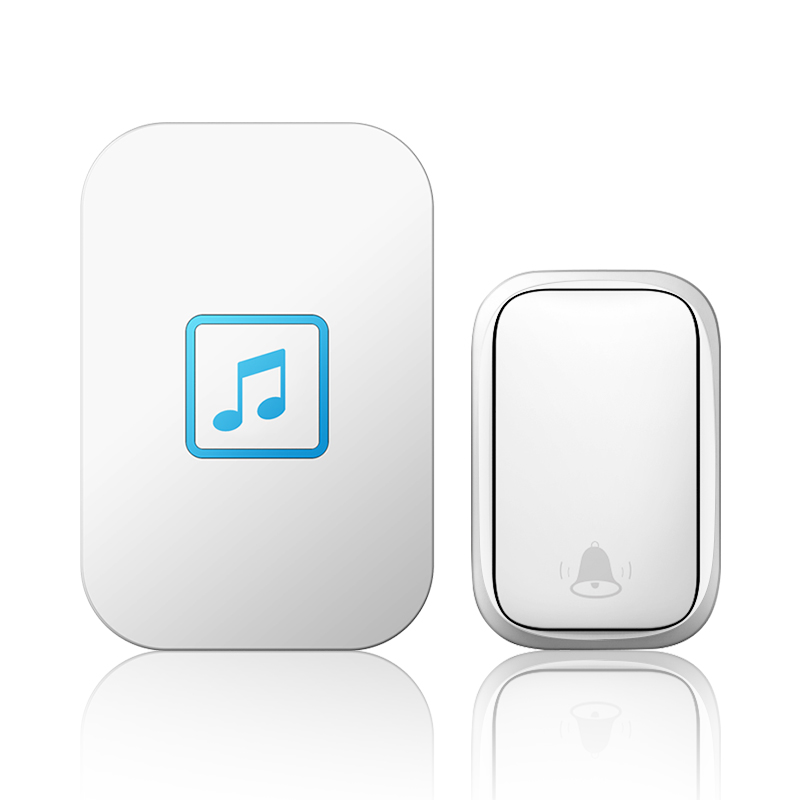 Cacazi Waterdicht Self-Aangedreven Home Draadloze Deurbel 150M Remote Geen Batterij Knop Us Eu Uk Au Plug Ontvanger call Ring Bell