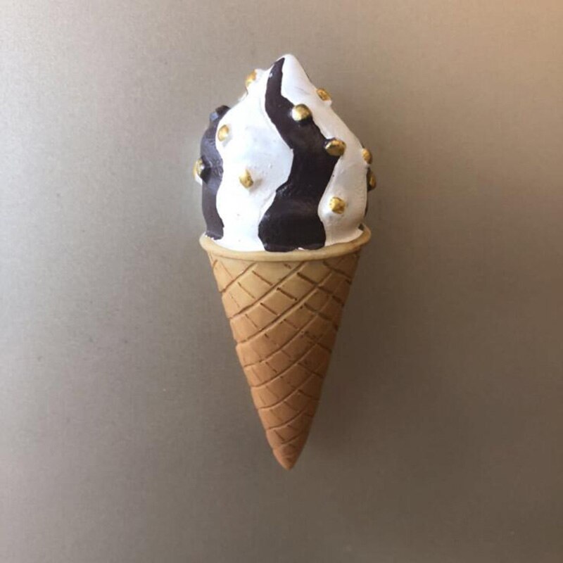 Creatieve Koelkast Stickers Kinderen Ijs Driedimensionale Hars Koelkast Magneet Koelkast Decoratie: Ice cream 1