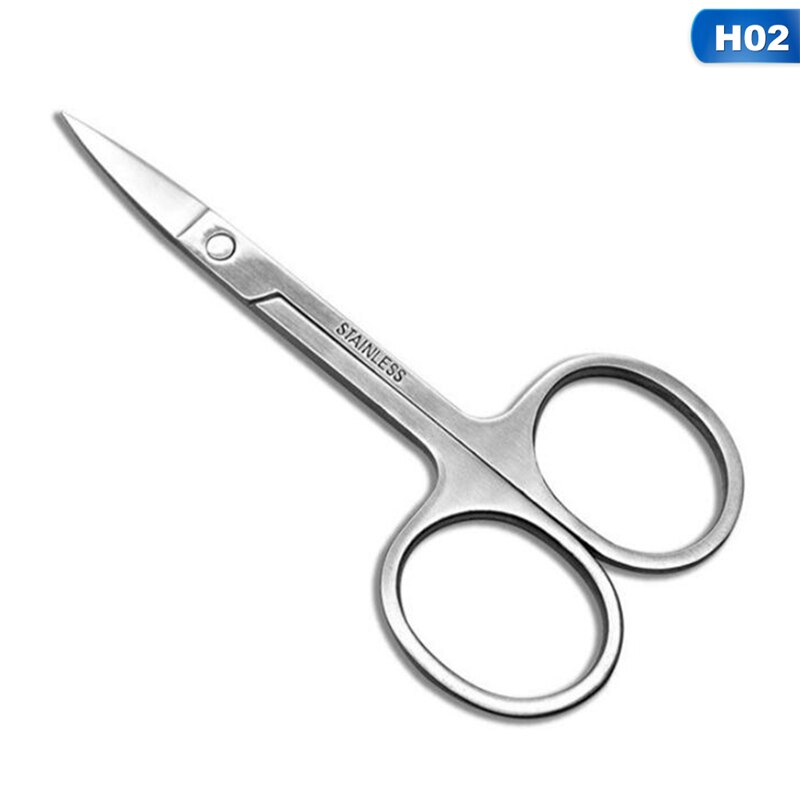 Nose Hair Trimmer Safety Scissors Multi Purpose Scissor With For Facial Hair Eyebrow Beard Mustache Trimming: Default Title
