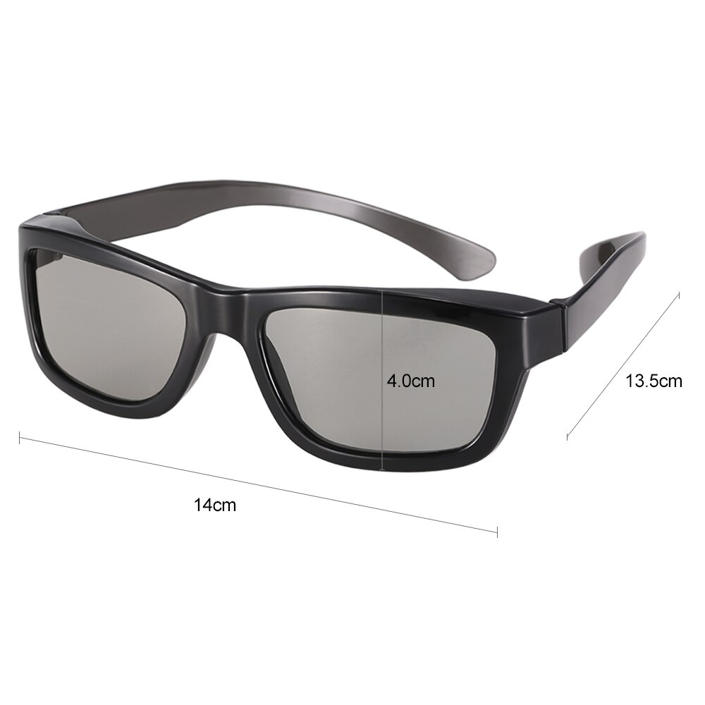 50/10/5/2/1 PCS Passive 3D Glasses Circular Polarized Lenses Active Eyewear Glassesfor Polarized TV Real D 3D Cinemas for Sony