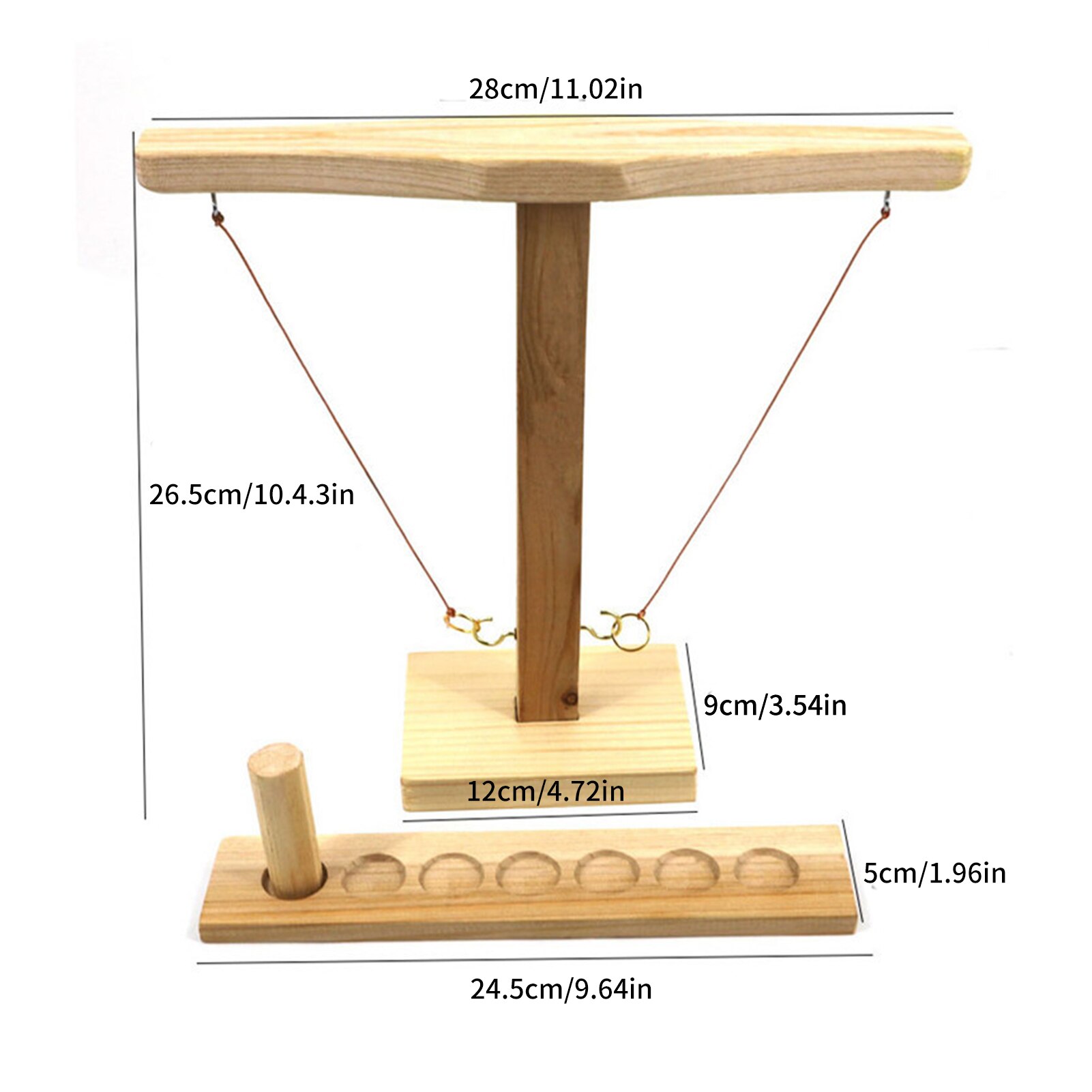 Bordspel Houten Ring Toss Indoor Verslavend Fun Toss Haak Ring Snelle Interactief Spel Bars Drinking Game Party speelgoed