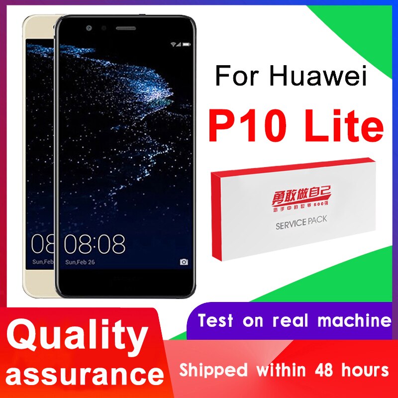 Reemplazo de pantalla táctil LCD para Huawei P10, montaje de digitalizador para P10, VTR-L09, VTR-L10, modelo de VTR-L29, 100% probado, 5,1 pulgadas