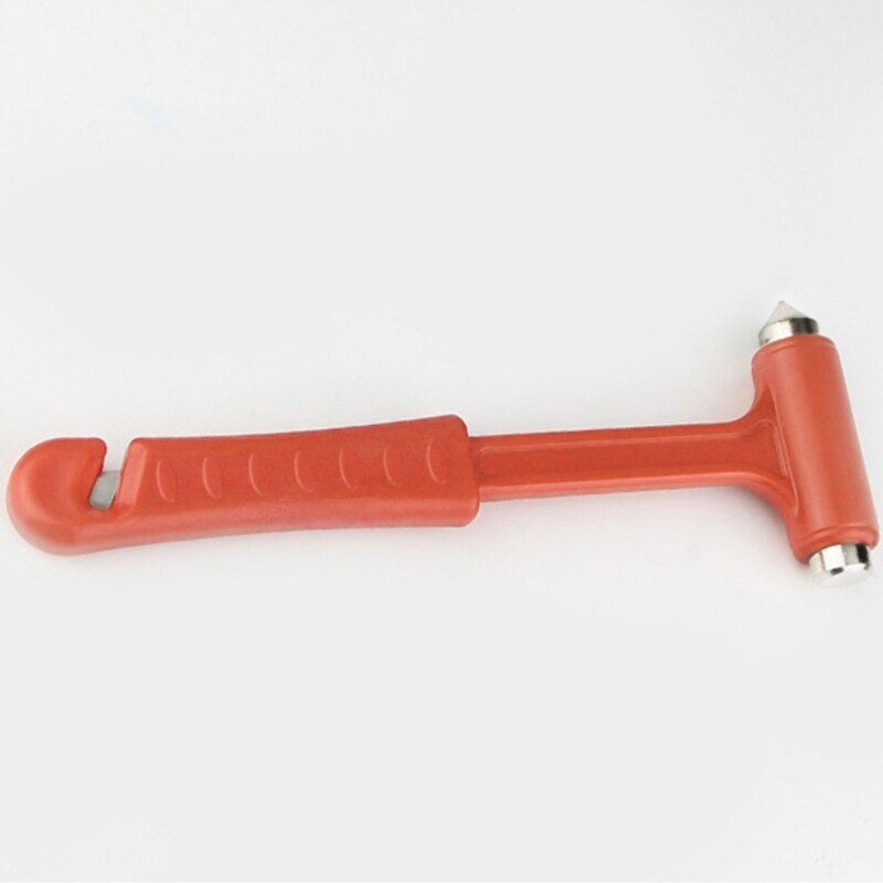 Cuchilo de cinturón de seguridad rompecristales de cristal de ventana de coche herramienta de rescate Mini martillo de seguridad de coche 094D
