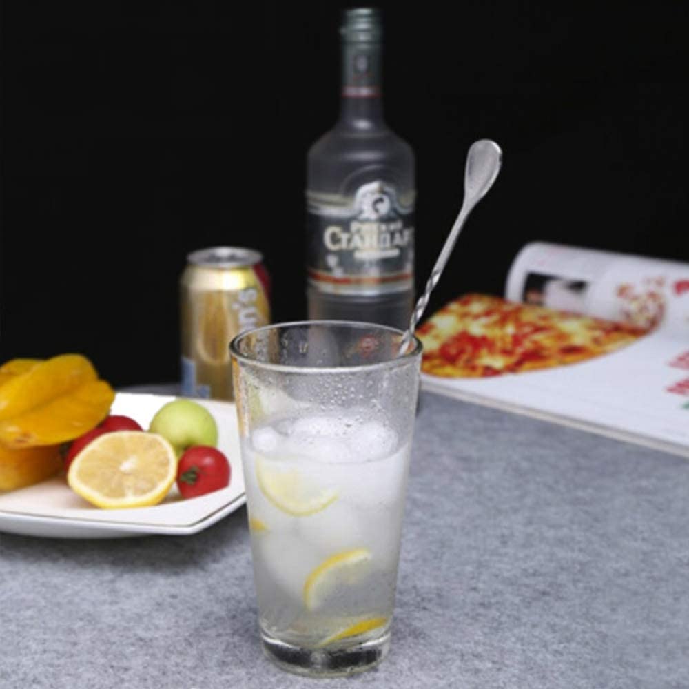 Palitos de hielo triturados para Mojito Cocktail Swizzle Stick acero inoxidable, martillo triturador, herramientas para beber fruta y vino