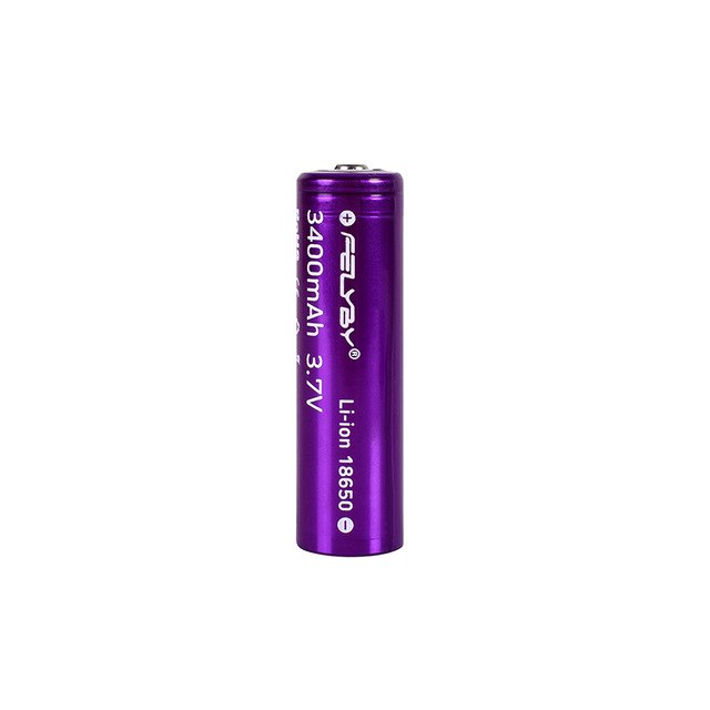 FELYBY Original 18650 Battery 3.7V 3400mAh 2-10pcs High Capacity Lithium Rechargeable Batteries: 1pcs