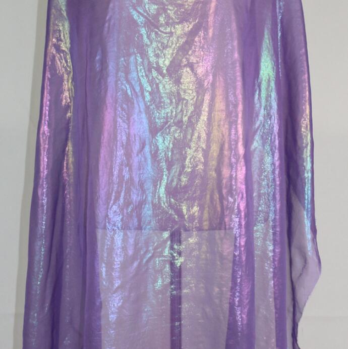 Cosplay magisk farve bronzerende stof farverigt chiffon 30d stof blød bronzeret åndbart diy kjole stof 100cm*150cm: 7