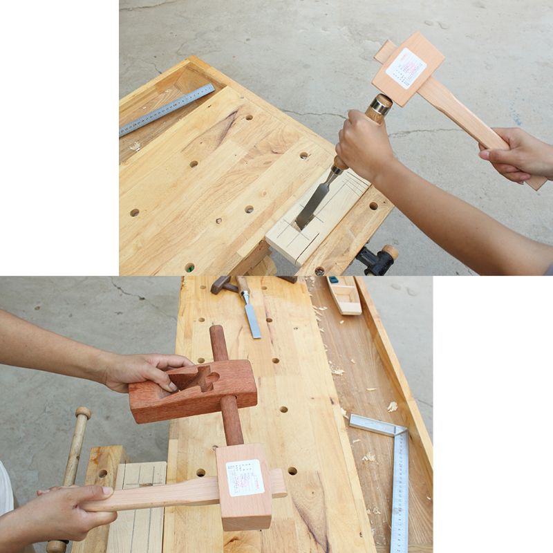 Hêtre massif marteau charpentier sculpture sur bois maillet Surface lisse travail du bois