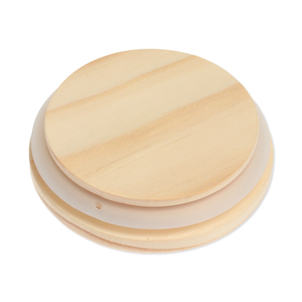 Bouchons de scellage de bouteilles réutilisables en bois, diverses tailles, pour rangement de bocaux maçon, couvercle à large bouche en bois