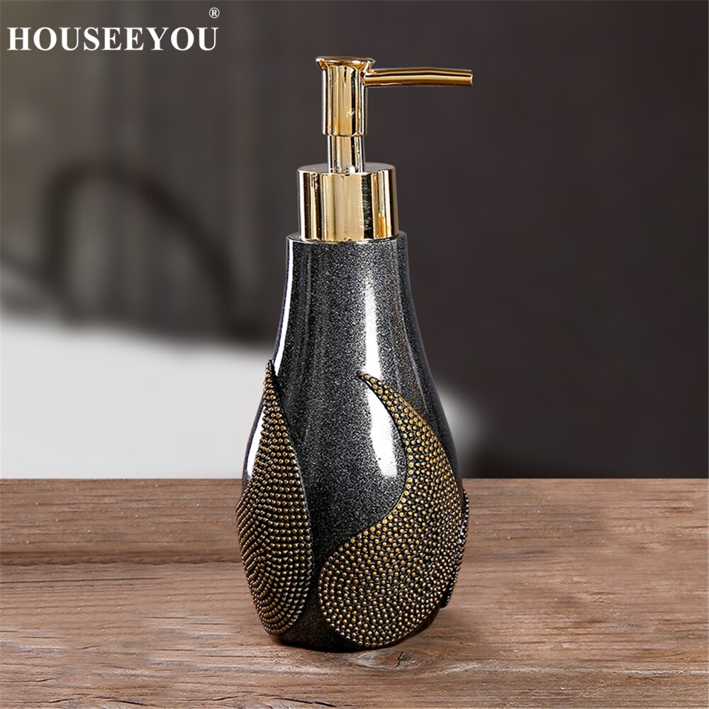 Hand Pump Liquid Soap Dispenser Bathroom Kitchen Sink Shampoo Sanitizer Bath Shower Gel Press Lotion Bottle Washing