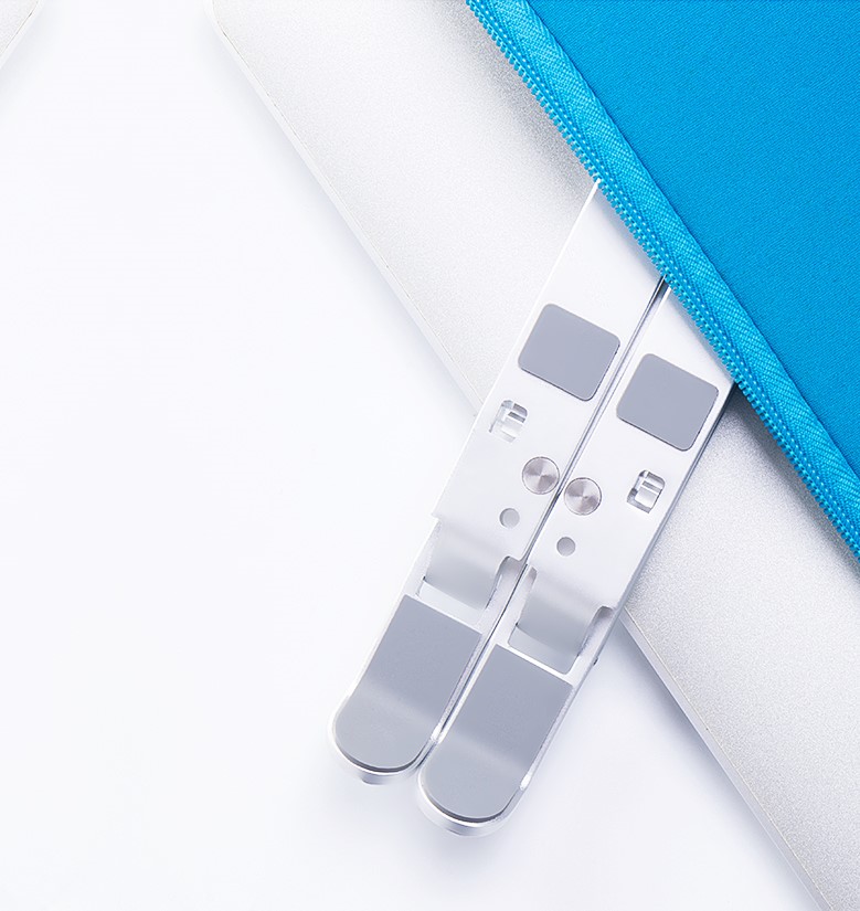 Bærbar laptop beslag aluminiumslegering bærbar holder justerbar sammenfoldelig radiator hylde til notebook computer beslag skridsikkert