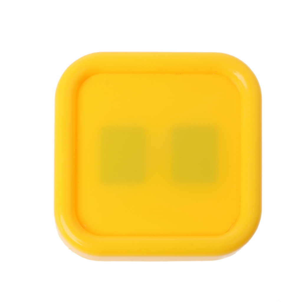 Magnetic Box Sewing Needles Storage Pins Case for Needlework DIY Cross Stitch: Yellow