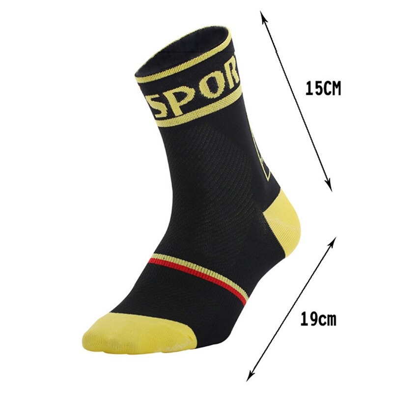 Outdoor Cycling Breathable Socks Running Basketball Sports Non-slip In-tube Socks Durable Wear-resistant Sweat-absorbent Unisex