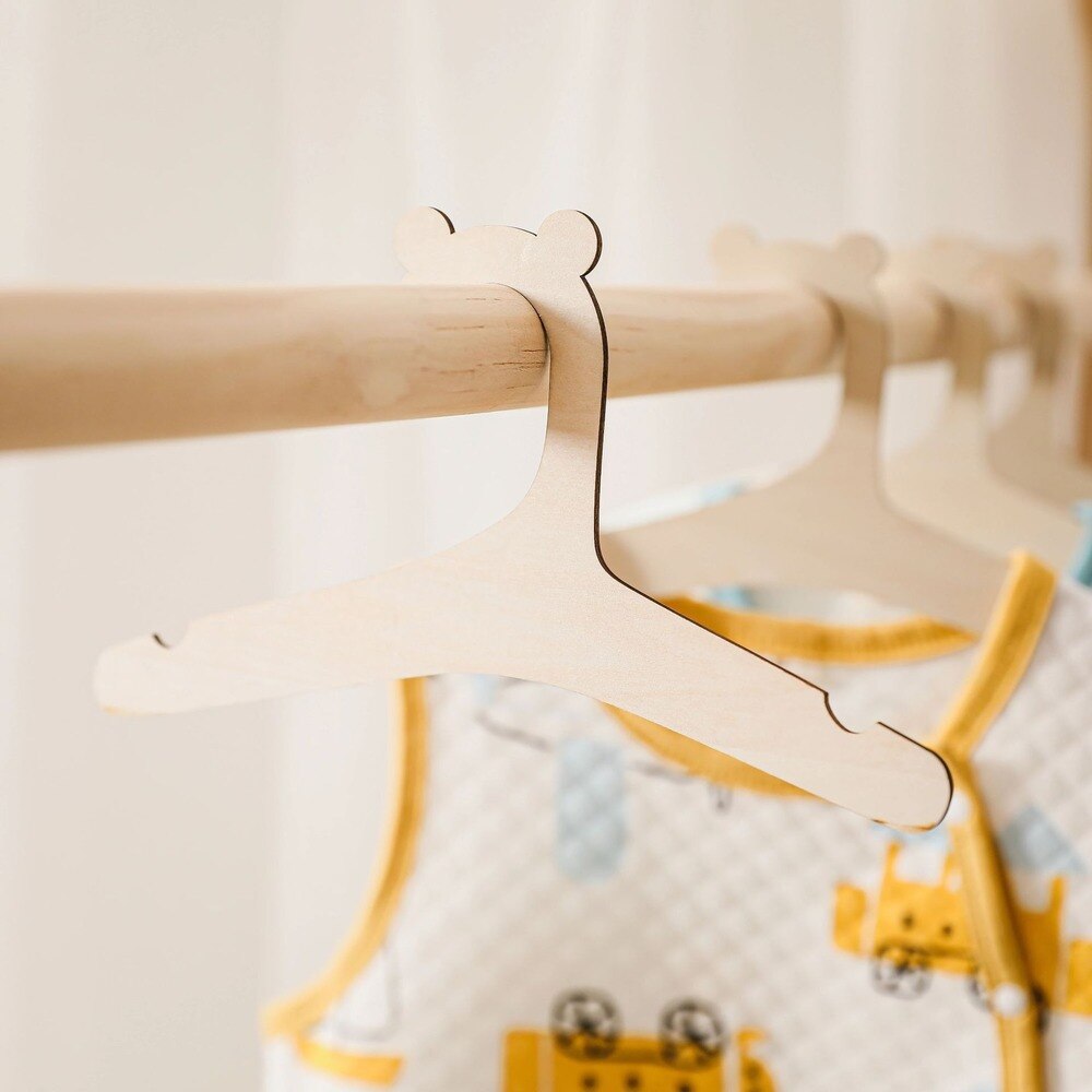 10 stk/parti baby trætøj bøjle baby bøjle stativ hjem piger prinsesse værelse børneværelse indretning opbevaring til børn