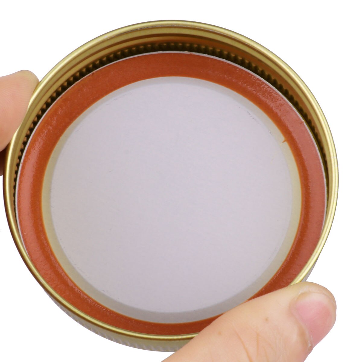 8 70mm/86mm Glass Jars Lids Stainless Steel Metal Caps DIY Decoration Split Sealing Covers with Discs Kit for Mason Canning Jar