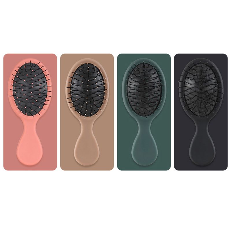 Baby Boy Girl Hair Comb Plastic Hair Brush Child Anti-static Head Massager Combs with round and smooth beads