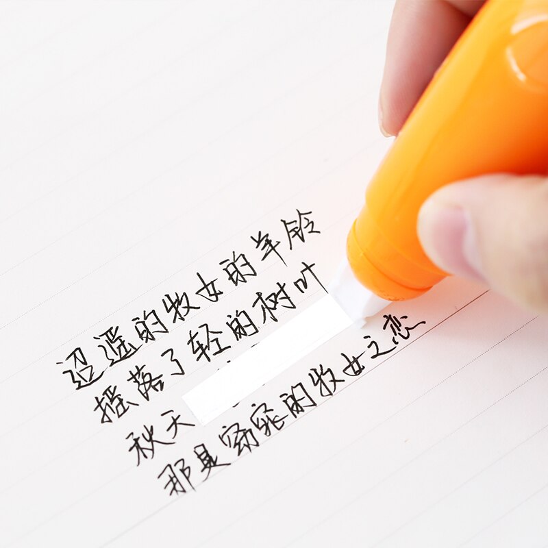 Leuke Wortel Correctie Tape Briefpapier Correctie Materiaal Kawaii Accessoires Kinderen School Correctie Supplies