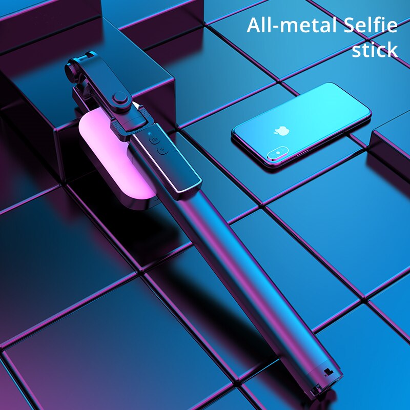 Draagbare Geïntegreerde Statief Selfie Stick Voor Iphone Samsung S20 Xiaomi Statief Selfie Stok Draadloze Bluetooth Met Afstandsbediening