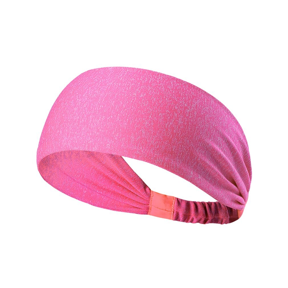 Vrouwen Sport Yoga Haarband Anti-transpirant Tulband Sneldrogende Zweetband Haarband Running Fitness Hoofdband