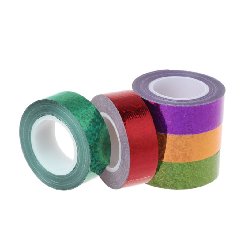 Ritmische Gymnastiek Decoratie Holografische Glitter Tape Ring Stok Accessoire Rxbb