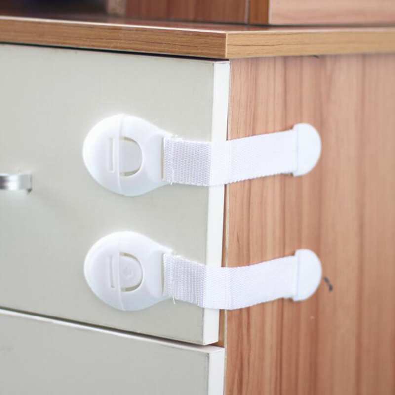 10Pcs/Lot Baby Drawer Lock Children Security Protection Drawer Door Locks Cabinet Cupboard Safety Kids Locks For Wardrobe