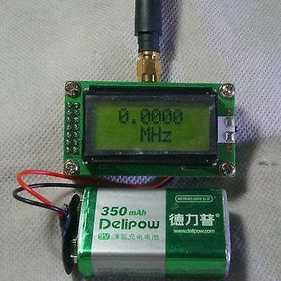 High Precision 1-500MHz Frequency Counter METER + Antenna for Ham Radio Hobbist