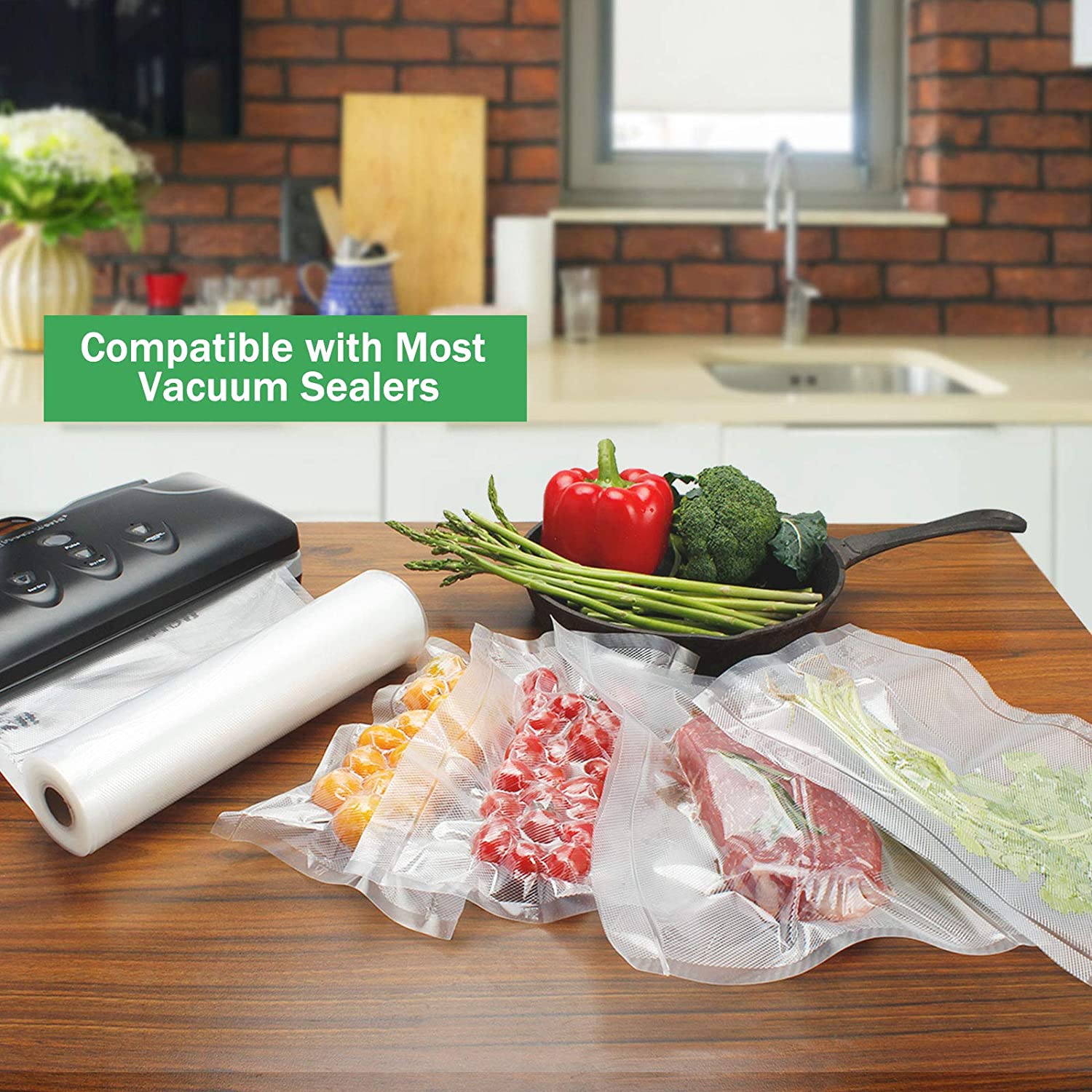 Vakuumbeutel für Lebensmittel, Vakuumierer, Aufbewahrungsbeutel für Vakuumverpackungen, Versiegelungsgerät