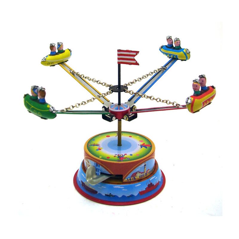 Antieke Tin Speelgoed Wind Up Speelgoed Metalen Ambachtelijke Robot Collection Fotografie Props Kerst Cadeau