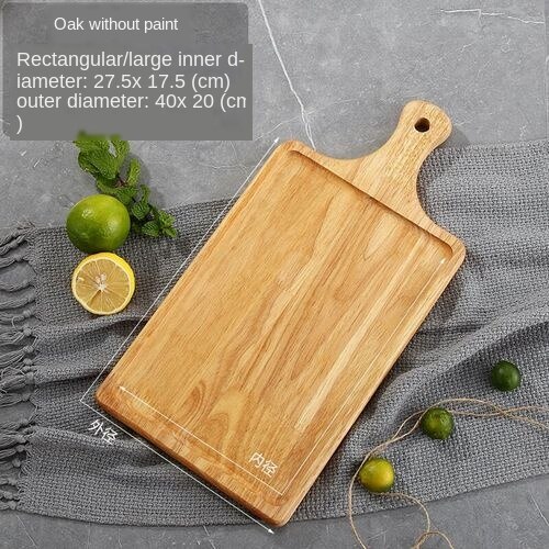 Tammi maalaamaton pizzatarjotin ruokalautaset pihvi leikkuulauta sushi puulautanen sipsit paistettua kananleipää astiat ja lautaset setit: 40 x 20cm