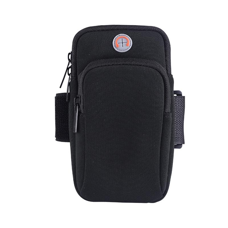 6" universelle armband-sport-handyhülle für laufen, arm-handyhalter, sport-handytasche, handtasche für iphone 12 und 11 smartphones: Schwarz