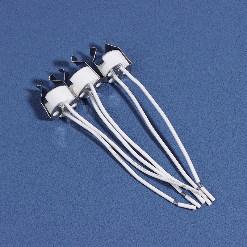 3PCS MR16 GU5.3 G5.3 Lampe Halter Lampe Basis mit Draht Keramik Halogen Sockel Keramik Stecker 250V Led Licht neue
