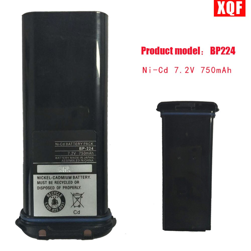 Xqf Voor Icom BP-224 7.2V/750mA Batterij Pack Voor IC-M2A IC-M2 IC-GM1600 IC-M32 IC-M31