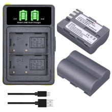 EN EL3e batteria EN-EL3e + caricatore incorporato USB e type-c per Nikon D80 D700 D90 D300S D200 D70 D50 D100 D300 DSLR